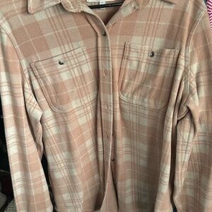 Workshop Republic Clothing Pink Plaid Shirt